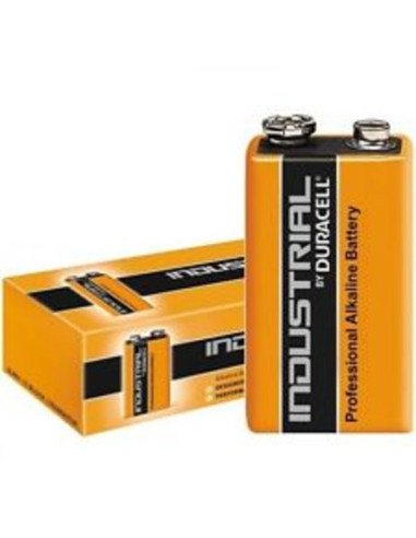 Batteria 9V duracell industrial 10pz