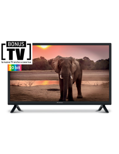 TV LED 24" hd dvb-t/t2/c/s2 mis 55*33 alimentazione 12V