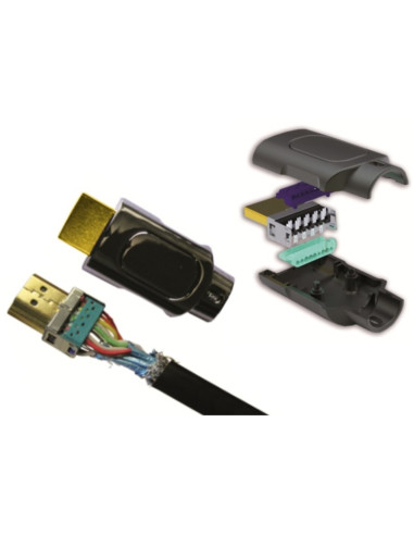 Connettore HDMI 19 pin per cavo 23-053