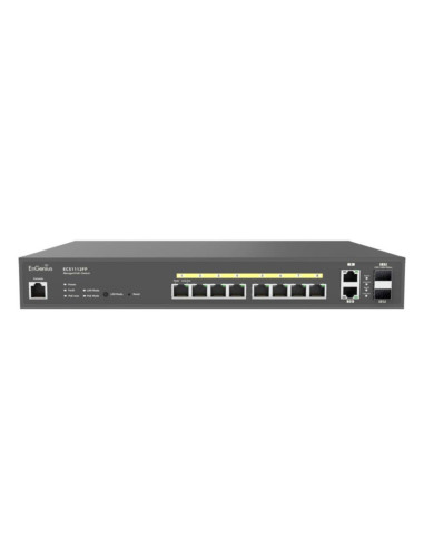 Switch rete 8 porte gigabit PoE+ managed cloud layer 2+