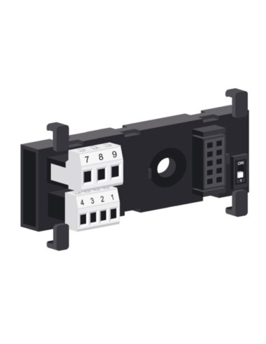 Supporto montaggio rapido guida DIN - testa + 1 slot p-35