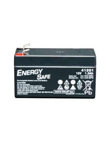 Batteria al piombo 12V 1,3Ah energy safe
