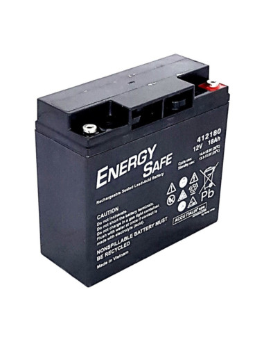 Batteria al piombo 12V 18Ah energy safe