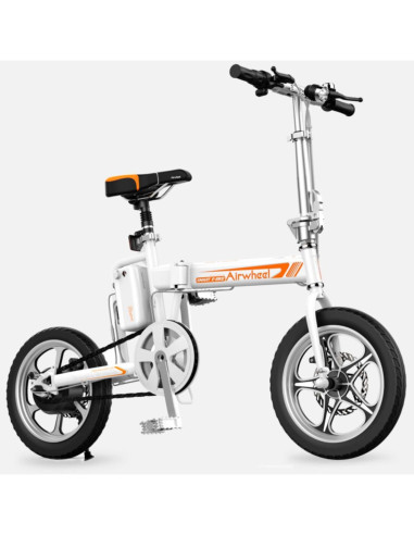 Bici elettrica pedalata assistita 20km/h autonomia 100km bianca