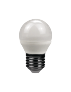 Lampada LED E27 220V 6W mini sfera bianco caldo 930068