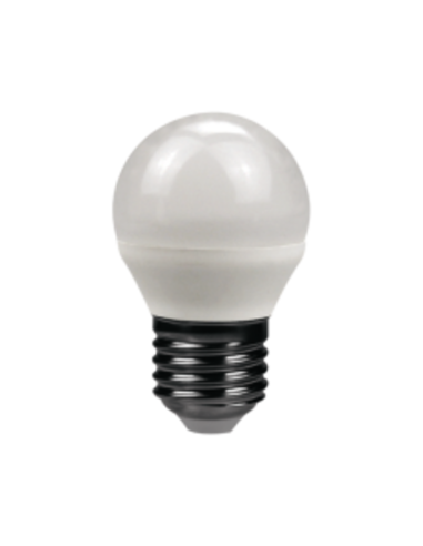 Lampada LED E27 220V 6W mini sfera bianco naturale