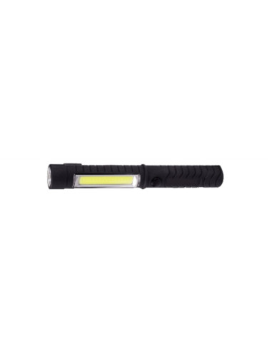 Torcia LED da lavoro 3W + 1W cob con calamita