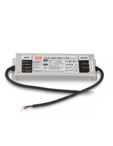 AC/DC driver LED 200W 100-305ac 24V dc 8A IP67 dali func