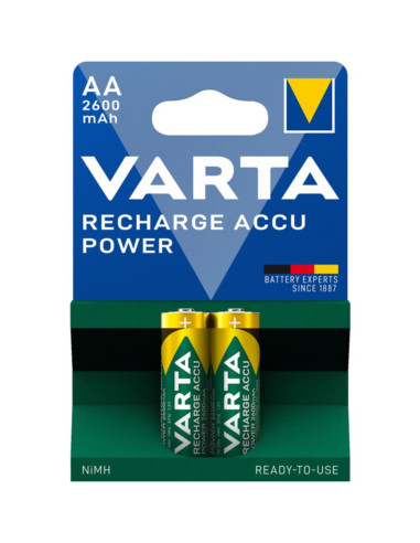 Batteria ricaricabile AA 2600mAh blister 2pz