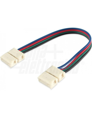 Cavo con connettore per striscia LED RGB 10mm (1pz)