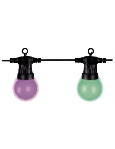 Catena 20 lampadine LED colorate RGB