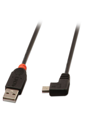 Cavo USB 2.0 tipo a / mini-b 90° 0,5m