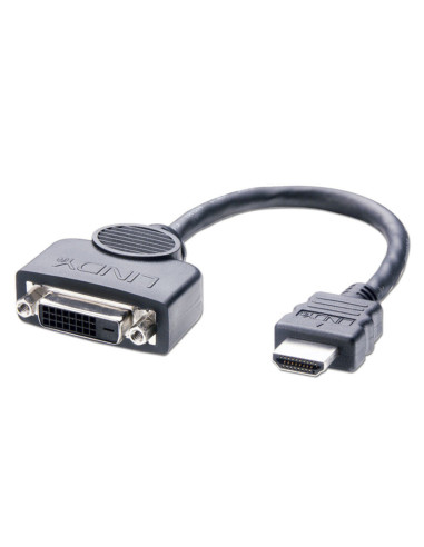 Cavo adattatore HDMI/dvi-d 0,2m M/F compatibile hdtv - hdcp