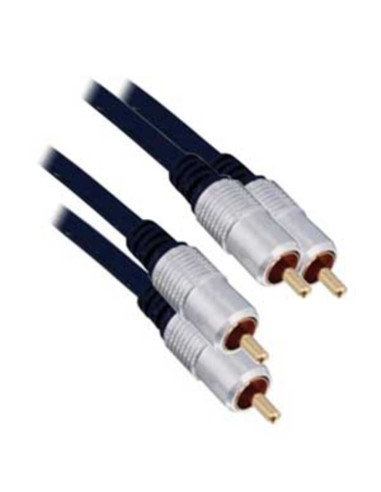 Cavo 2 rca / 2 rca  M/M 1,5m dorate