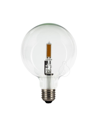 Lampada LED 220V E27 4W 400lm 2700k filamento cub vetro chiaro