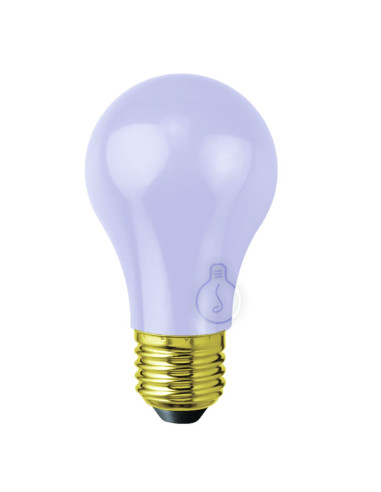 Lampadina LED E27 goccia colorata bianca a luce calda non dimmerabile 5W 130lm