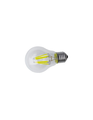 Lampada LED E27 220V 6W 4000k goccia bianco naturale a filamento