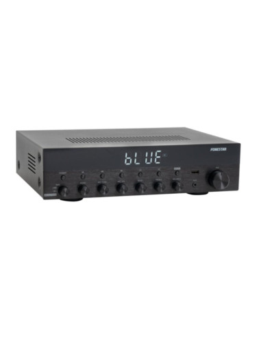 Amplificatore stereo 2x60w con bluetooth, mp3, USB e fm