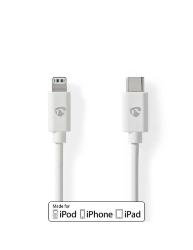 Cavo lightning apple / usb-c 2.0 1m bianco