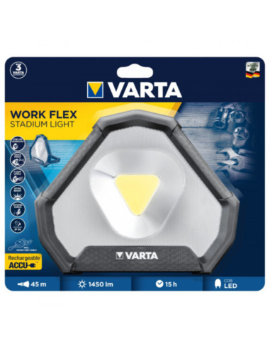 Faro LED ricaricabile 1450lm worf flex stadium light