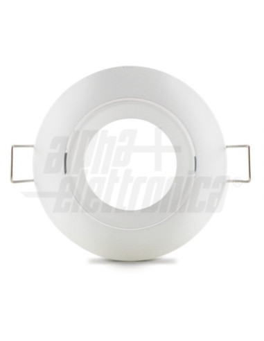 Supporto lampada LED bianco ⌀83mm ghiera orientabile