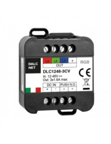 Serie easyRGB -led driver dimmer,fader, sequencer,in 12/24/48v dc