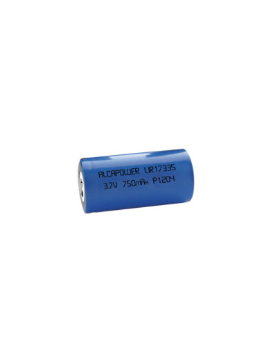 Batteria li-ion 17335 3,7V 750mAh (cr123) ricaricabile