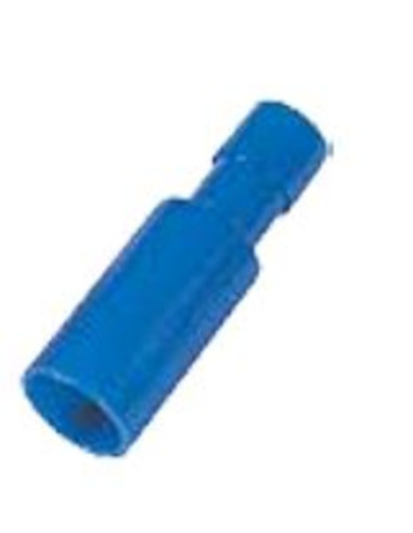 Connettore cilindrico maschio ⌀4 blu