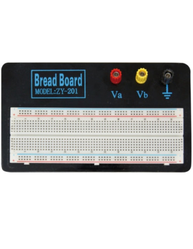 Breadboard 830 contatti con morsetto alimentazione