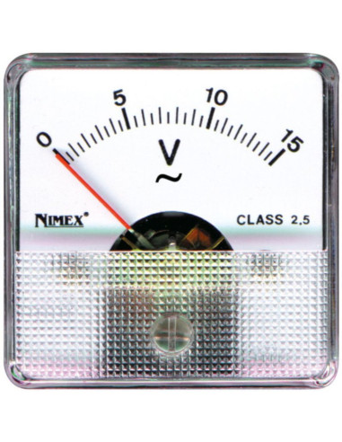 Voltmetro analogico  60V ac