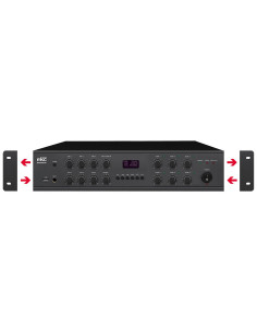 Ampli pa 100V 4-16Ω 6 zone regolabili 120W fm-dab/usb/bt 2