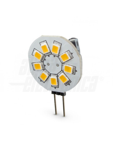 Lampada 6 LED G4 10-30VDC 1,5W  97lm bianco caldo