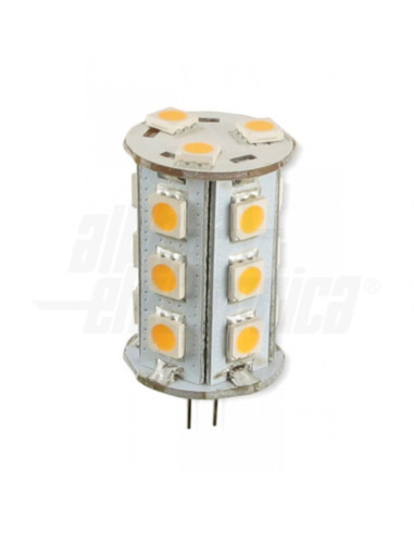 Lampadina LED g4 10-30VDC / 12VAC 3w 312lm 360° 3000k bianco caldo