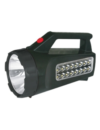 Torcia LED 16led+3w ricaricabile 230V