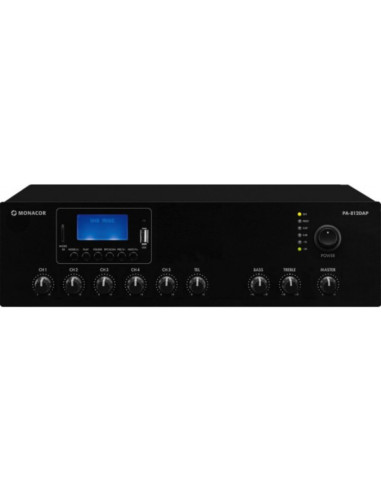 Amplificatore audio pa 120W bluetooth mp3/fm/dab/usb/sd
