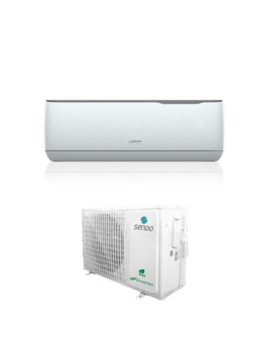 Kit clima 12000 btu A++ 600m3/h gas R32 con Wi-Fi