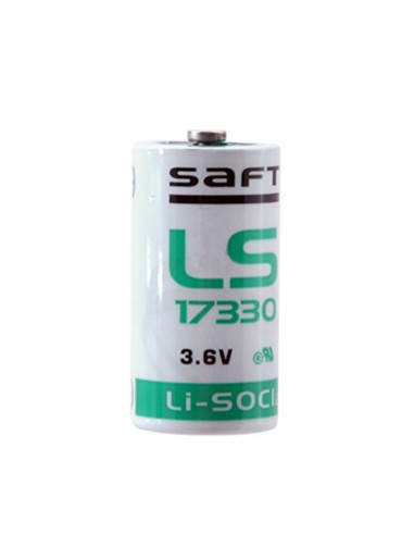 Batteria litio 2/3A 3,6V 2100mAh Saft consumer  ⌀33,4x16,5mm
