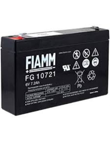 Batteria al piombo Fiamm FG  6V   7,2Ah
