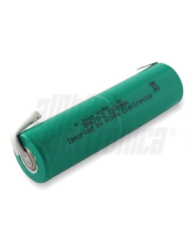Pacco batterie 2x SC NiMH 2,4V 2200mA con lamelle