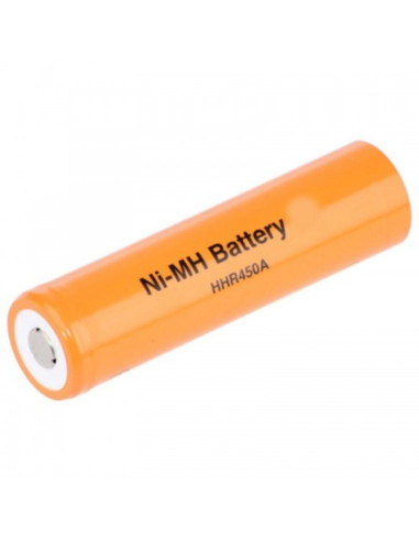 Batteria NiMH hhr450a 4/3a 1,2V 3800mAh p.piatto panasoni ⌀17x67mm