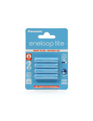 Batteria Eneloop lite NiMH AAA 600mAh bl2