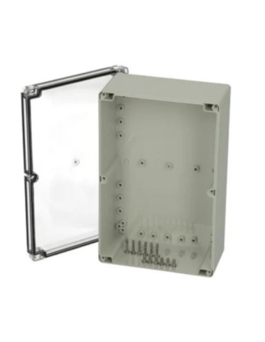 Scatola Fibox serie Euronord ip67 160x250x90mm con coperchio trasparente