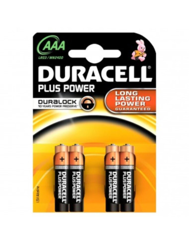 Batteria AAA Duracell blister 4pz