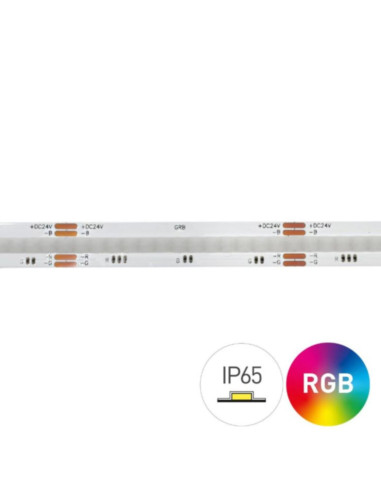 Striscia LED 24V 15W/m rgb ip65