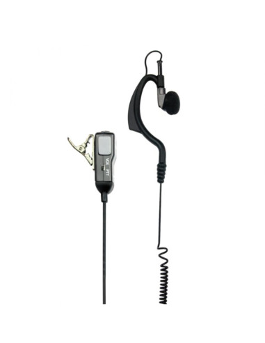Ma21-sx microfono + auricolare + ptt connessione 1 pin midland