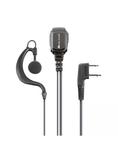 Ma21-l microfono + auricolare + vox/ptt connessione 2 pin midland