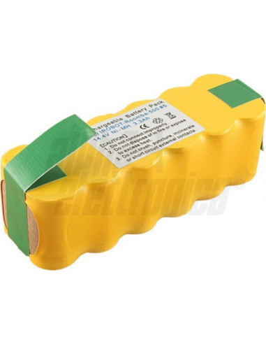 Pacco batterie NiMH sc 14,4V 3300mA aspirapolvere roomba
