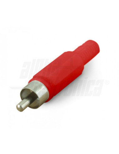 Spina rca rossa c/guidacavo