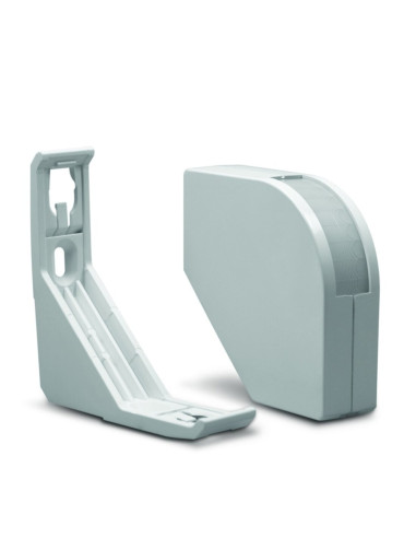 Rivelatore tenda doppio fascio antimask portata 8m 90° senza fili bianco