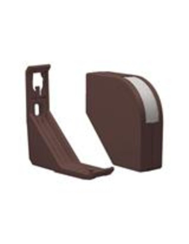 Rivelatore a tenda dual pir da esterno colore marrone
